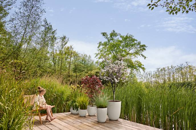 sereh rund 60cm pilzbeige